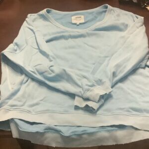 Aerie Sky Blue distressed sweatshirt M